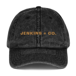 J+Co Vintage Cotton Twill Cap